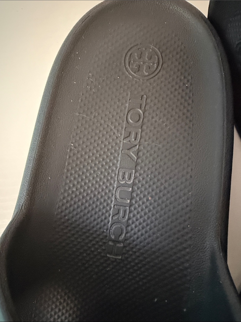 Tory Burch Women’s EVA Matte Black Slide Sandals - Picture 2 of 7